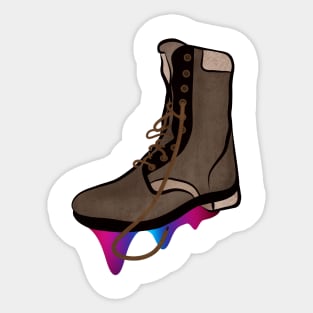 Single Boot Sticker